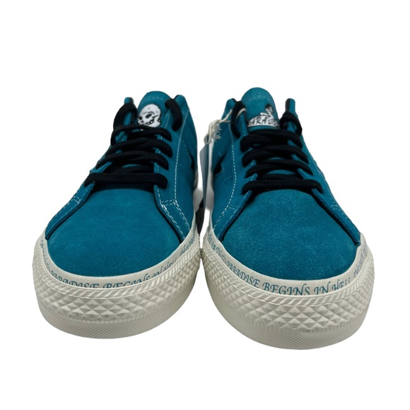 Men's Size 9 - Converse One Star Pro Low x Sean Pablo Paradise - Rapid Teal 2022 - Picture 3 of 10